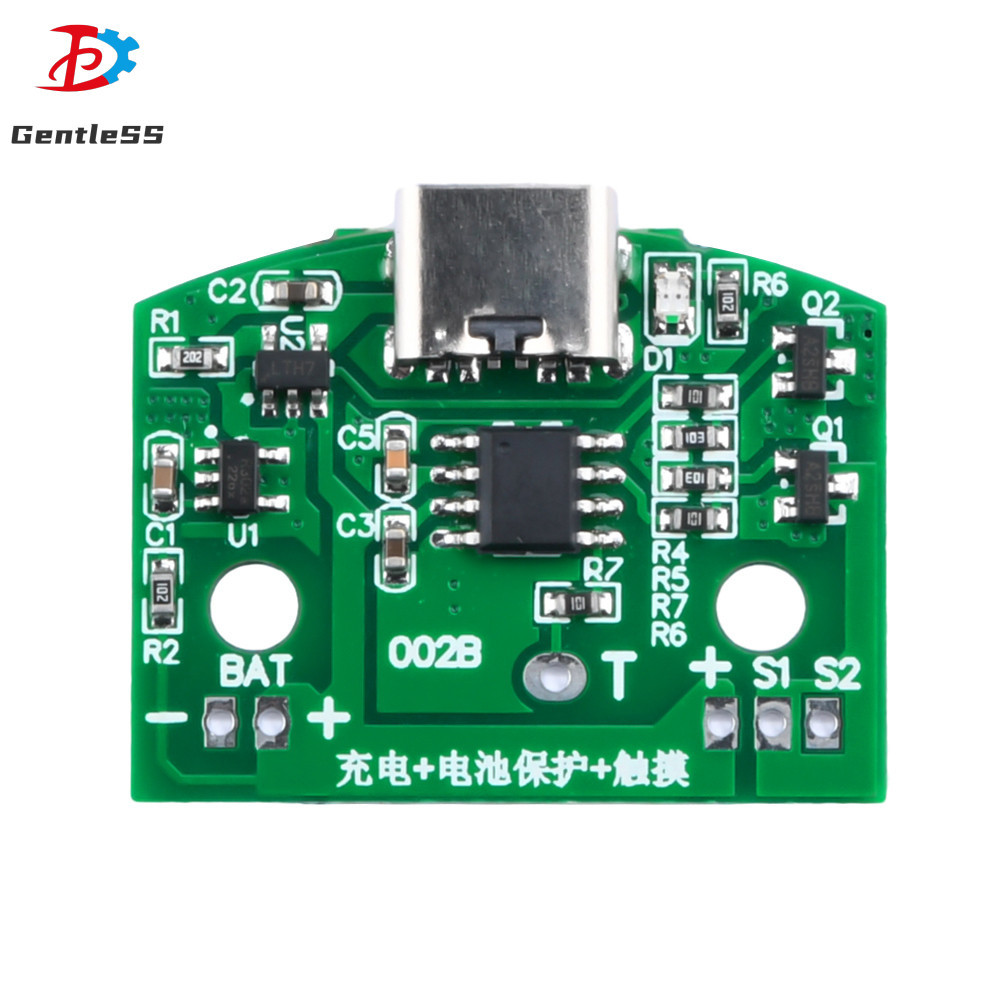 8W Type-C โคมไฟตั้งโต๊ะแผงวงจร 3 ระดับ Stepless Dimming LED Touch Night Light โมดูลควบคุม