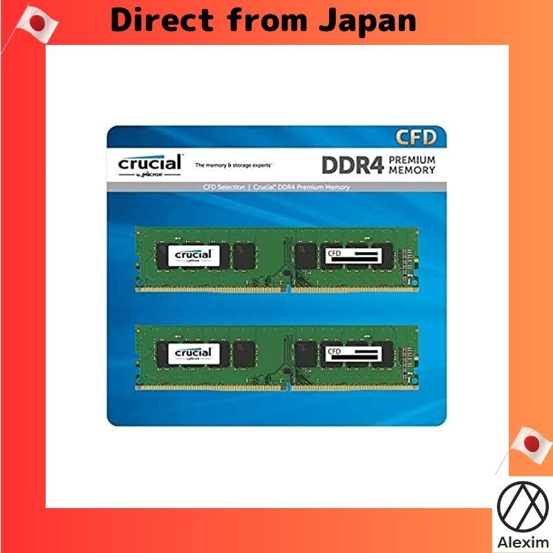 [ส่งตรงจากญี่ปุ่น] หน่วยความจํา Cfd สําหรับเดสก์ท็อป Pc Ddr4-3200 (เข้ากันได้กับ 2933 และ 2666) (Pc4-25600) 8Gb X 2 288Pin Dimm รับประกันตลอดอายุการใช้งาน W4U3200Cm-8Gq
