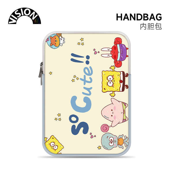 กระเป๋า notebook VISION กระเป๋าซับคอมพิวเตอร์สไตล์น่ารักสำหรับเด็กผู้หญิง14นิ้ว IPAD สำหรับ Lenovo air โน้ตบุ๊ค Apple mac Huawei 15.6นิ้วเคสป้องกัน HP Xiaomi แท็บเล็ต ins กระเป๋าเก็บ