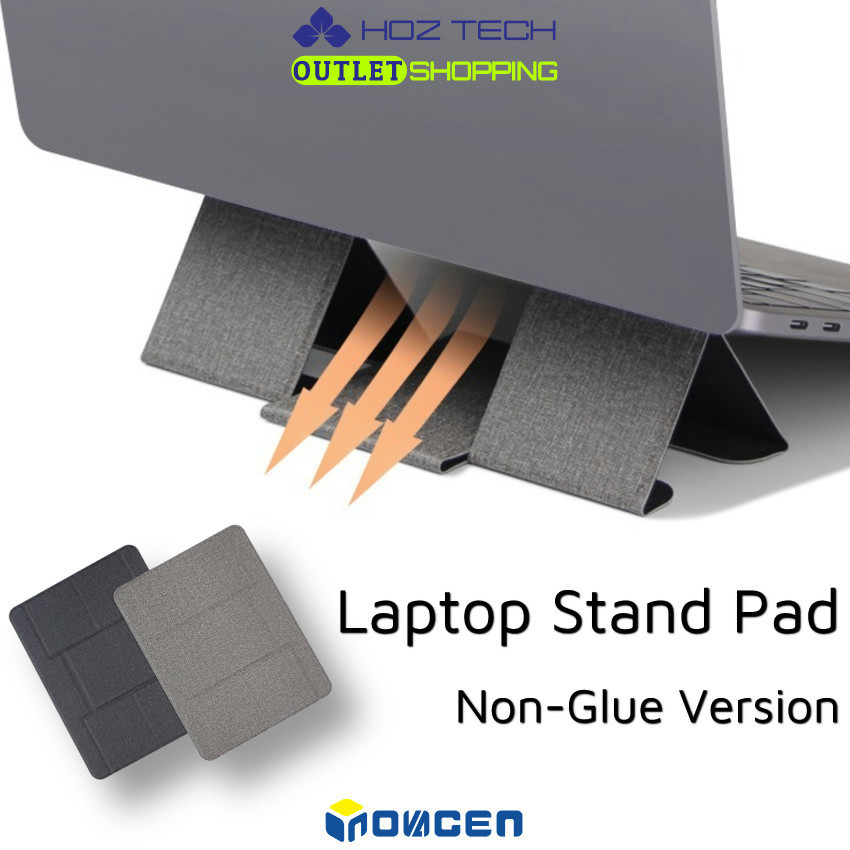 Inovagen ขาตั้งแล็ปท็อป แท็บเล็ต หนัง PU แบบไม่มีกาว ถอดออกได้ ปรับความสูงได้ สําหรับอุปกรณ์ 7.9 นิ้ว -16 นิ้ว