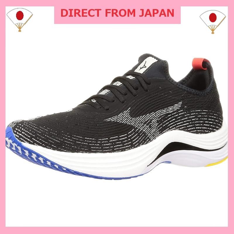 [Mizuno] Running Shoes Wave Aero 20 +R Jogging Marathon Sports Training Lightweight Men's Black/Whit