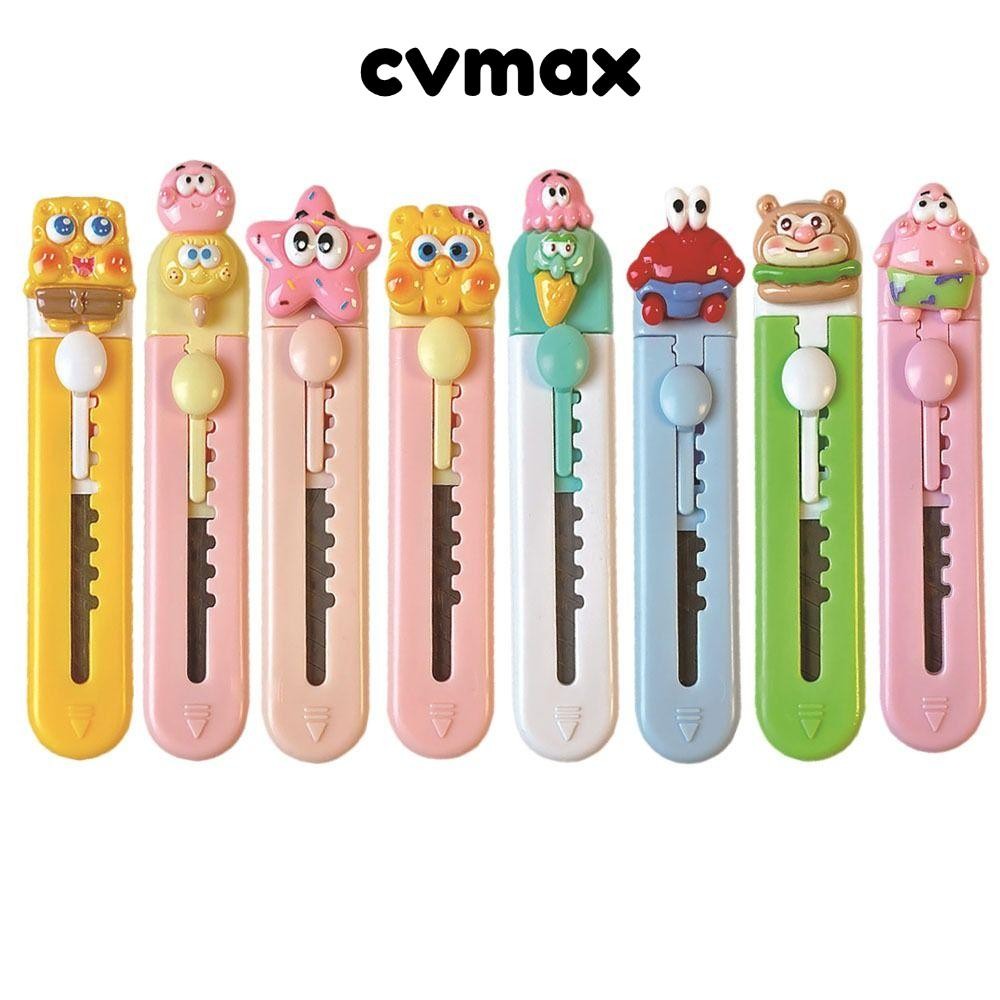 เครื่องตัดกระดาษ CVMAX, ใบมีดเปิดกล่องการ์ตูนขนาดเล็ก, ใบมีดเครื่องตัดแบบยืดหดได้แบบพกพาคุณภาพสูง