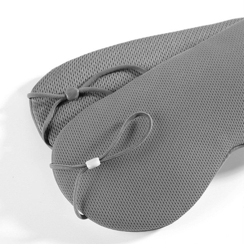 Travel Eye Cover สองด้าน Warm Cool Sleep Eye Mask 3D Contoured Sleeping Blindfold นุ่มสบายนม Silk Eyeshade