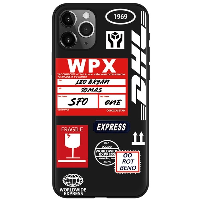 ใหม่ DHL Hot Express 0th Anniversary Edition ป้ายแฟชั่นสไตล์ใหม่ประณีตโทรศัพท์มือถือกรณีฝาครอบป้องกั