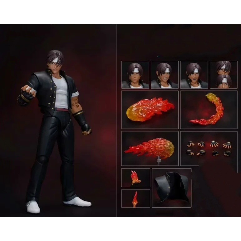 ST King of Fighters 98 Kyo Kusanagi & Iori Yagami 1/12 Scale Action Figures - มีของเล่นอะนิเมะ