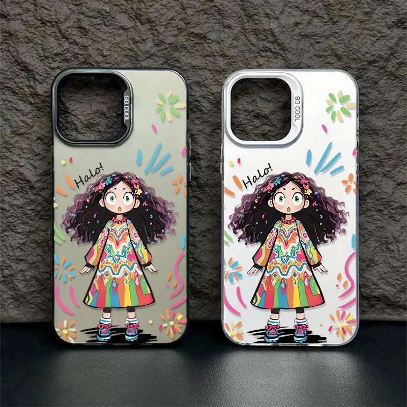 HP DISNEY Converity OPPO กรณีน่ารักสองหางสาวโทรศัพท์มือถือสําหรับ OPPO RENO 5 RENO F11 RENO 12 RENO 