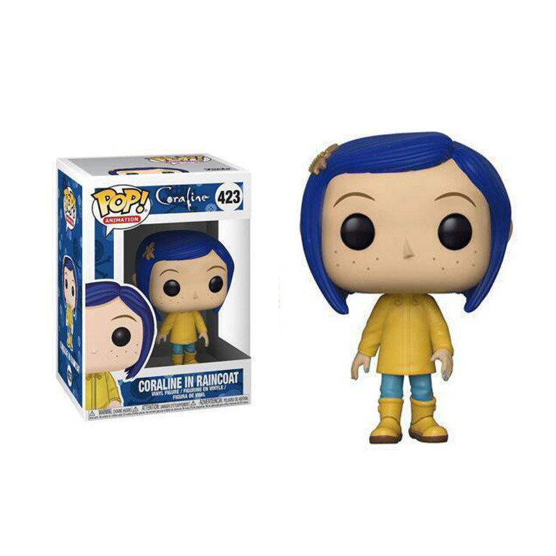 โมเดลฟิกเกอร์ Funko Pop Coraline & The Secret Door Coraline in Raincoat ของเล่นสําหรับเด็ก