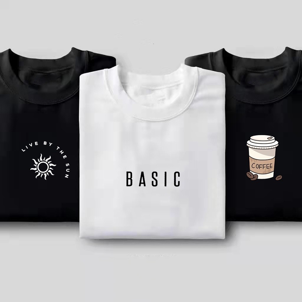 Tshirt Minimalist Design for Men Women Round Neck Shirt Black Tshirt White Tshirt Women shirt