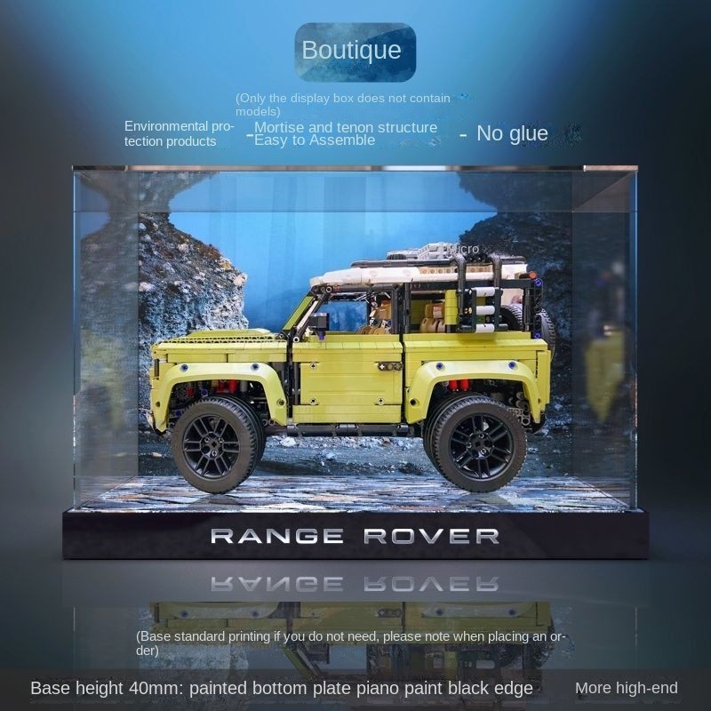 กล่องเก็บของอะคริลิคใส แฮนด์เมด สําหรับ Lego 42110 Land Rover Defender Off-Road