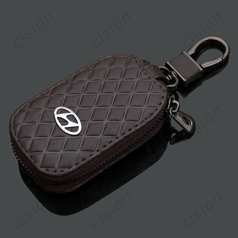 เคสรีโมทกุญแจรถยนต์ แบบหนัง ประดับเพชร สําหรับ Hyundai Creta Stargazer Staria Santa Fe Palisade Avante Elantra Tucson Kona Ioniq 5 H-1 Accent Grand
