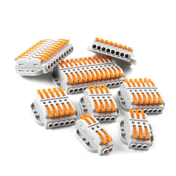 2 pcs สายไฟ 222-412 413 223 Pin Docking Fast Universal Compact Conectors สายไฟตัวนํา Push-in Termina