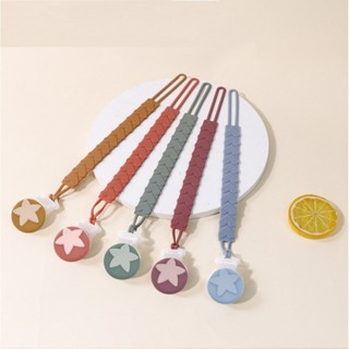 สายคล้องซิลิโคนลายหัวใจ ยาว 28 ซม. food grade สายคล้องจุกหลอ…