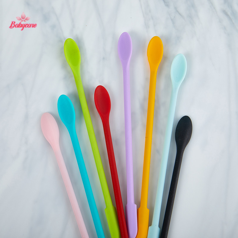 BYCE> ซิลิโคน Double-ยาว Scraper เครื่องสําอาง Jam Deep Bottle Scraper Spatula ชุดเครื่องมือแต่งหน้า Face Cream Spatula ใหม่ ราคา ถูกที่สุด ดีลบีเคเค แกลเลอรีภาพที่ 8