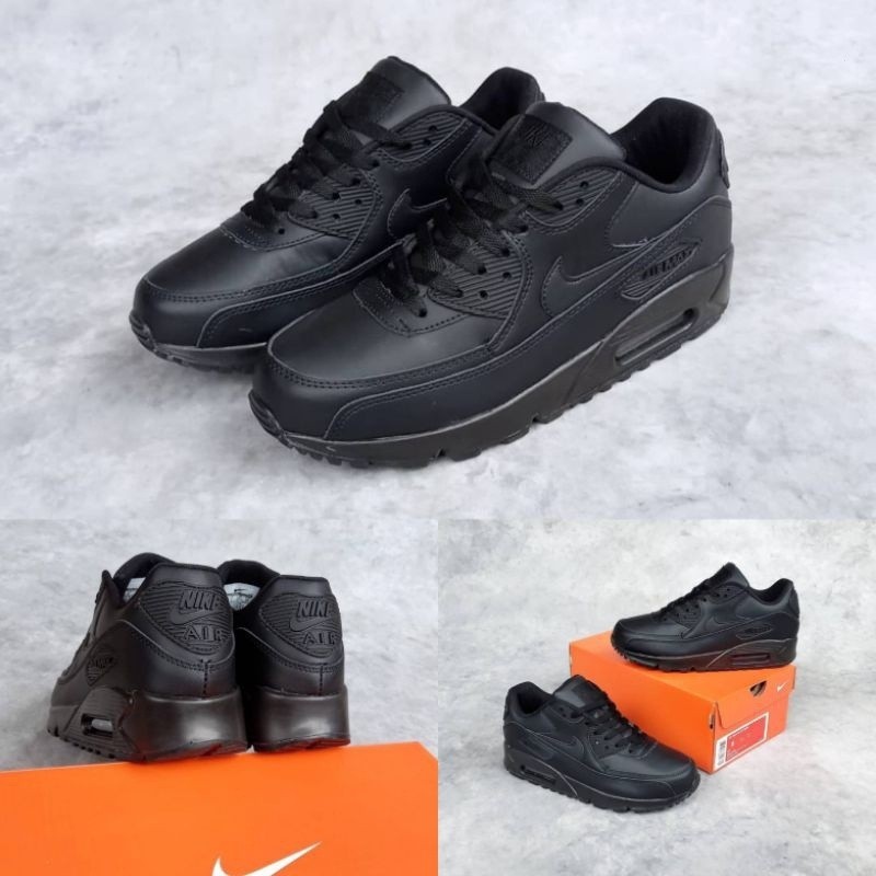 Nike Nike Air Max 90รองเท้าสีดำล้วนเหมือนของแท้