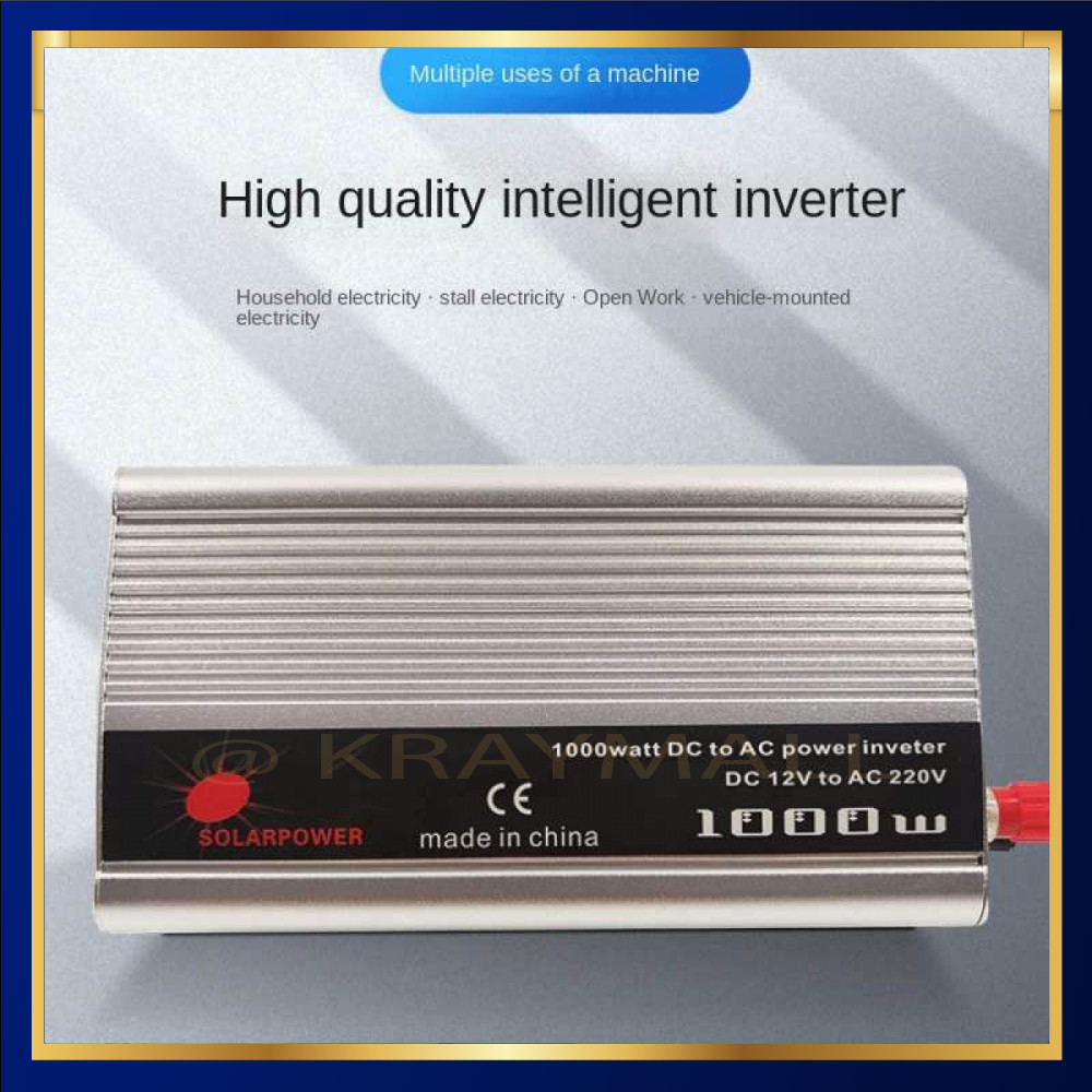 Sine Wave DC 12V to AC 220V 1000W Modified Car Power Inverter - VS10