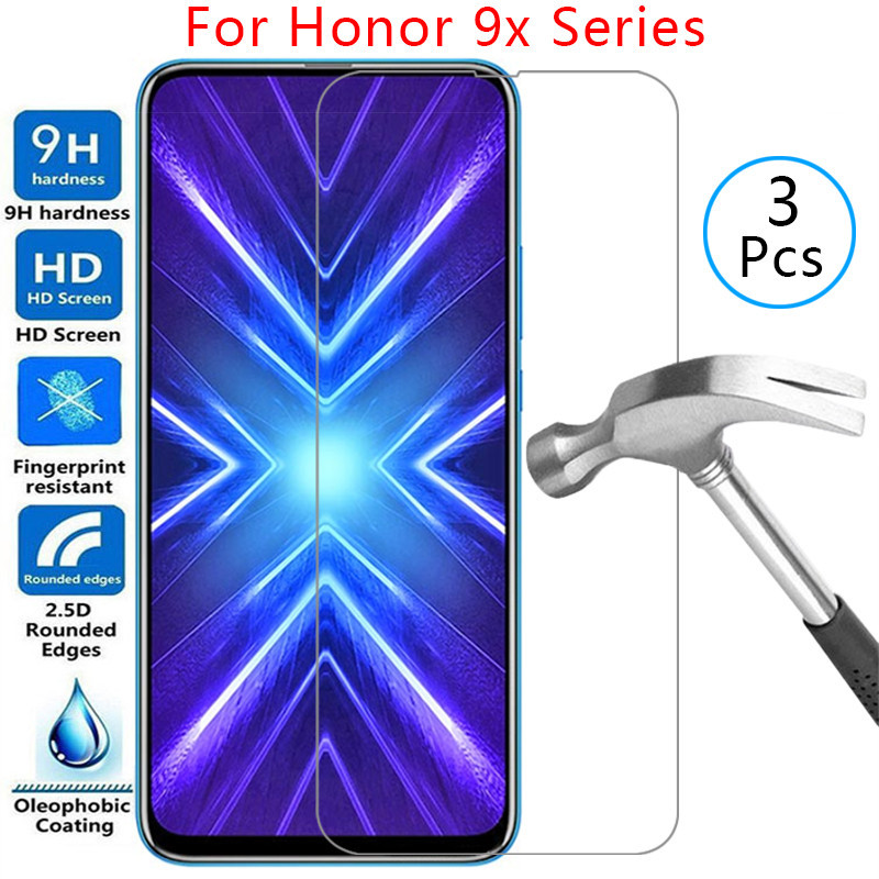 สําหรับ huawei honor 9x pro lite premium ฝาครอบกระจกนิรภัยบน honor9x 9 x9 9xpro 9xlite โทรศัพท์ coqu