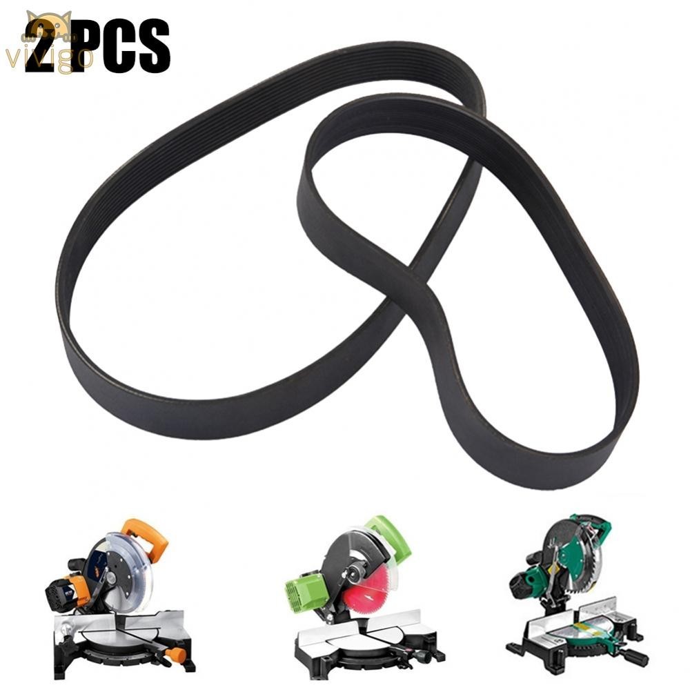 NEW&gt;&gt;Versatile Electric Saw Belt 2pcs for Type For 255 Steel Mitre Saw Girth 490mm