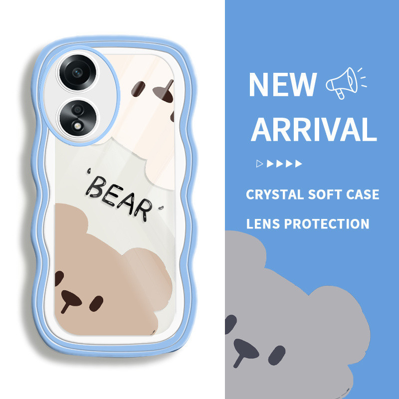 สําหรับOppo A58 4GสําหรับOppoA58 OPOP 0PP0 A58 OPปลอกHP Softcase Kesing Lucuโทรศัพท์Cesing Soft Cass