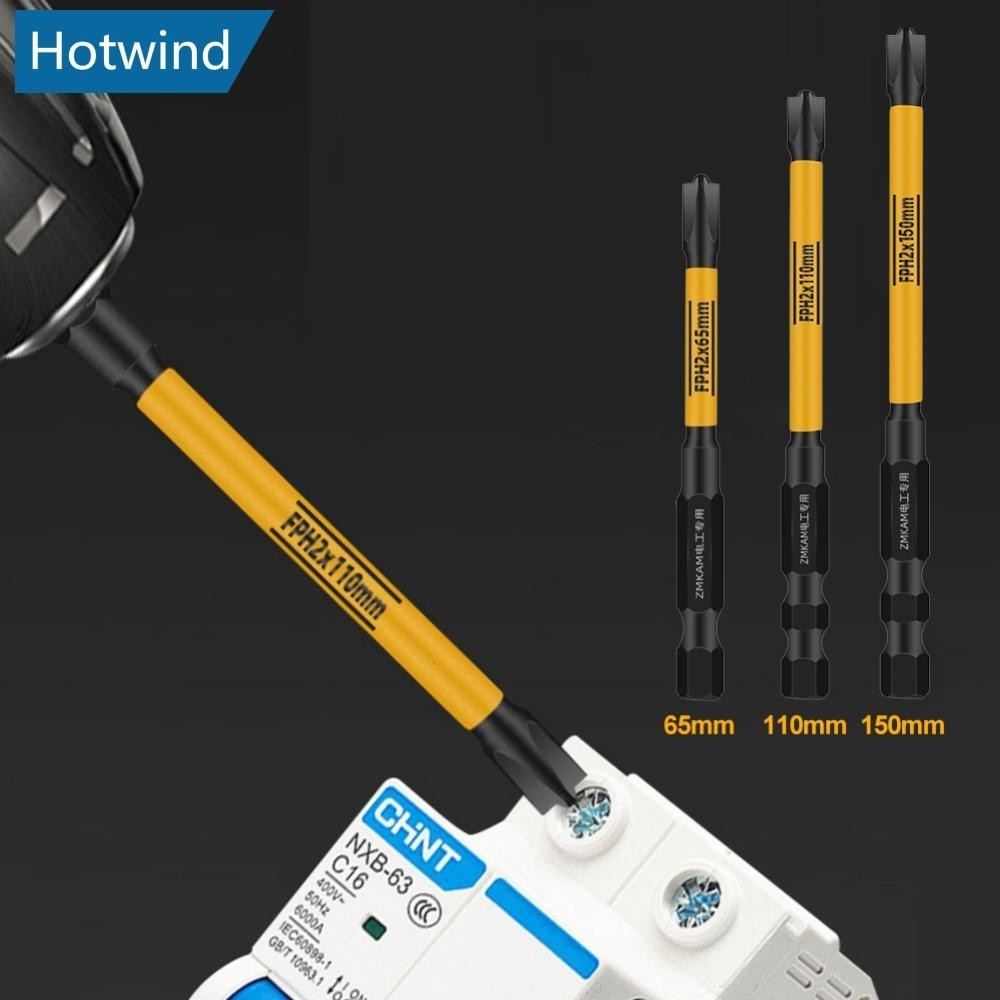 Hw FPH2 ดอกไขควงแม่เหล็กไฟฟ้า กันลื่น สําหรับเบรกเกอร์วงจร 65 110 150 มม. C3W3