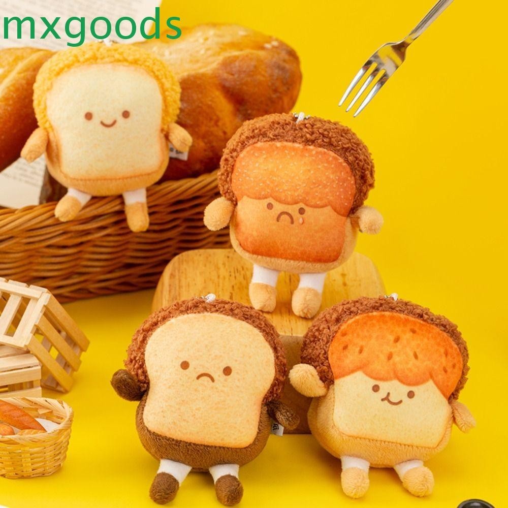 Mxgoods จี้รูปขนมปังปิ้งน่ารัก สร้างสรรค์ ของเล่นสําหรับเด็ก