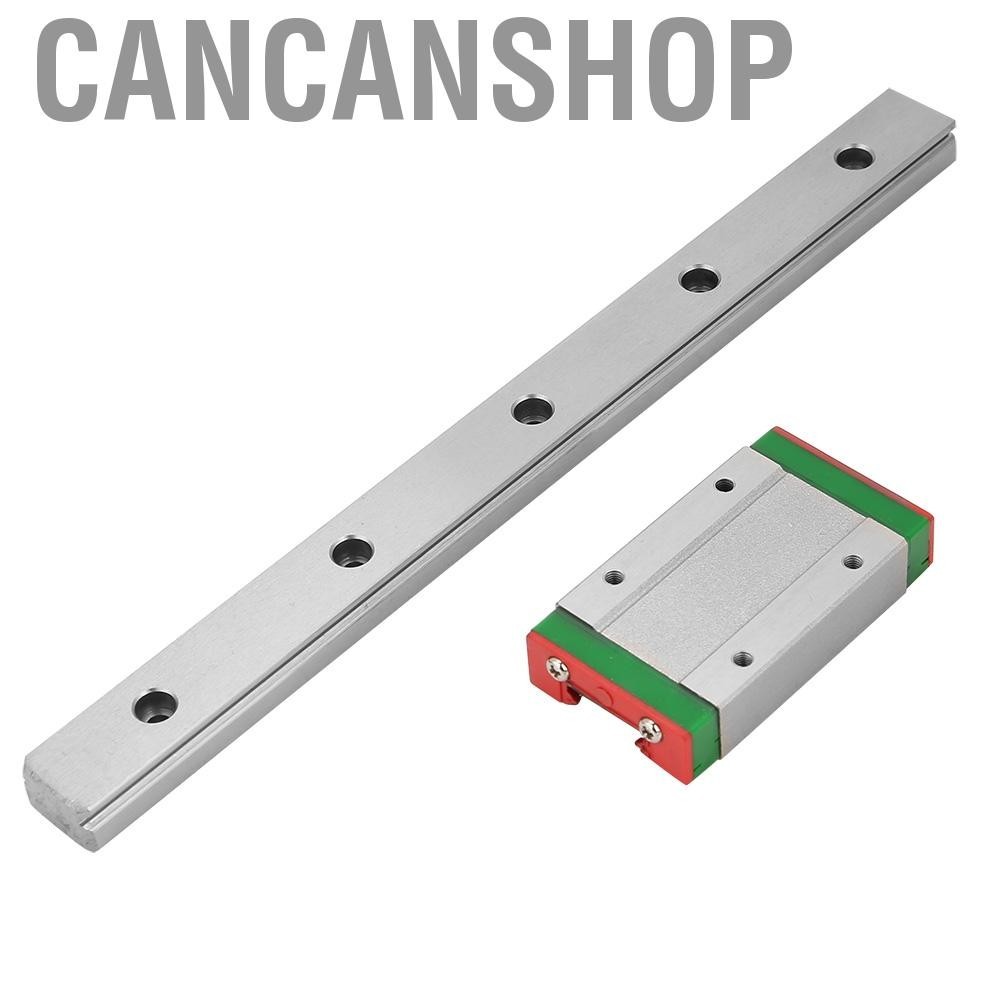 Cancanshop 200mm Linear Rail Slide Guide Bearing Steel With
