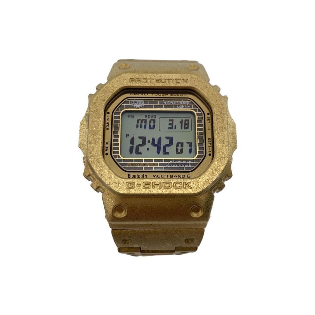 Casio นาฬิกาข้อมือ G-Shock Gmw-B5000 สีทอง สําหรับผู้ชาย มือสอง
