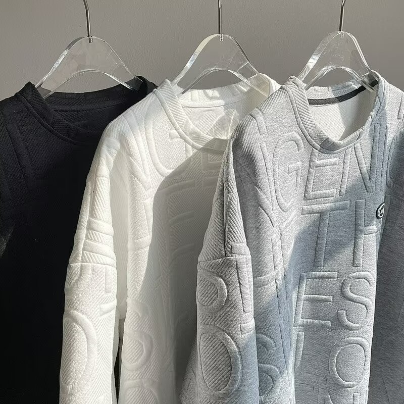 Waffle PlusขนาดM-5XLOversize Streetwear Tเสื้อCurbanแฟชั่นCreative Labelพิมพ์เสื้ออินเทรนด์Harajuku 