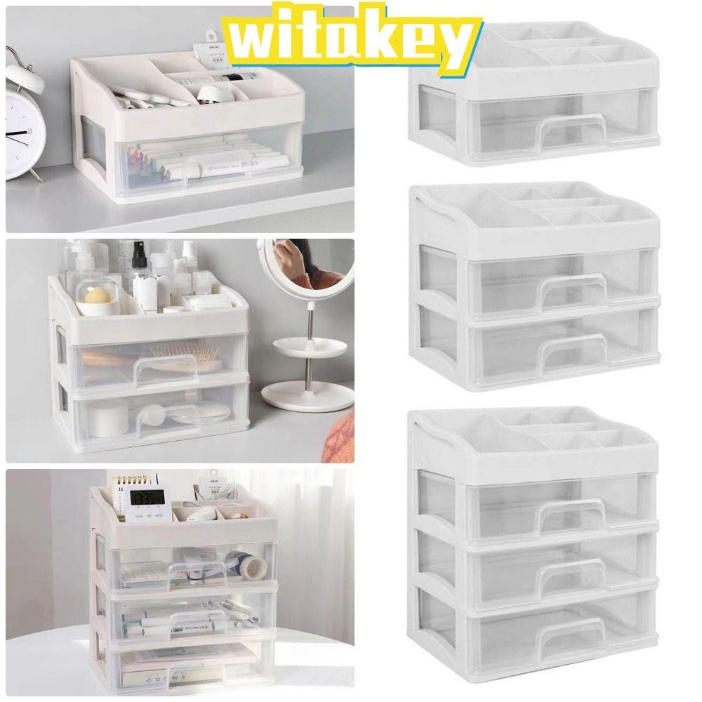 Witakey ชั้นวางเครื่องสําอาง พลาสติก หลายชั้น 2 3 4 ชั้น 1 ชิ้น