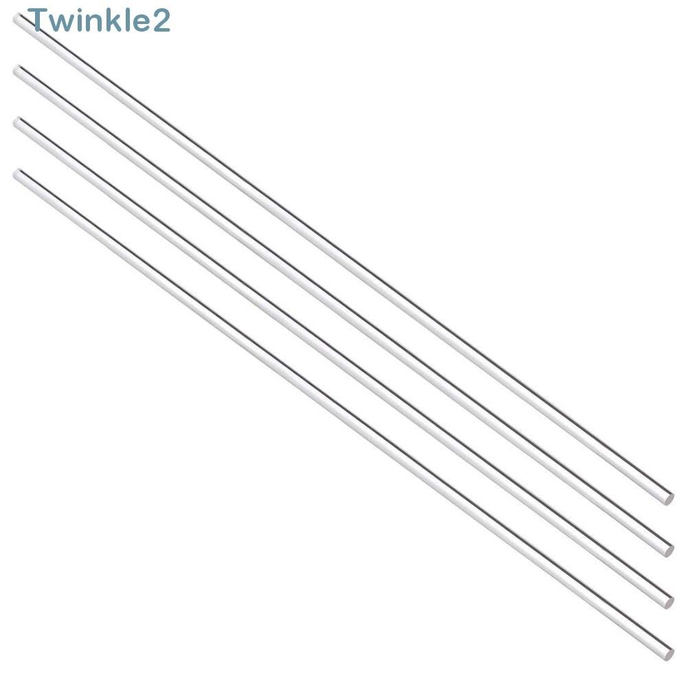 Twinkle แท่งอะคริลิค ทรงกลม เส้นผ่าศูนย์กลาง 3 มม. 10 นิ้ว (250 มม.) สําหรับแท่งไฟ 4 ชิ้น