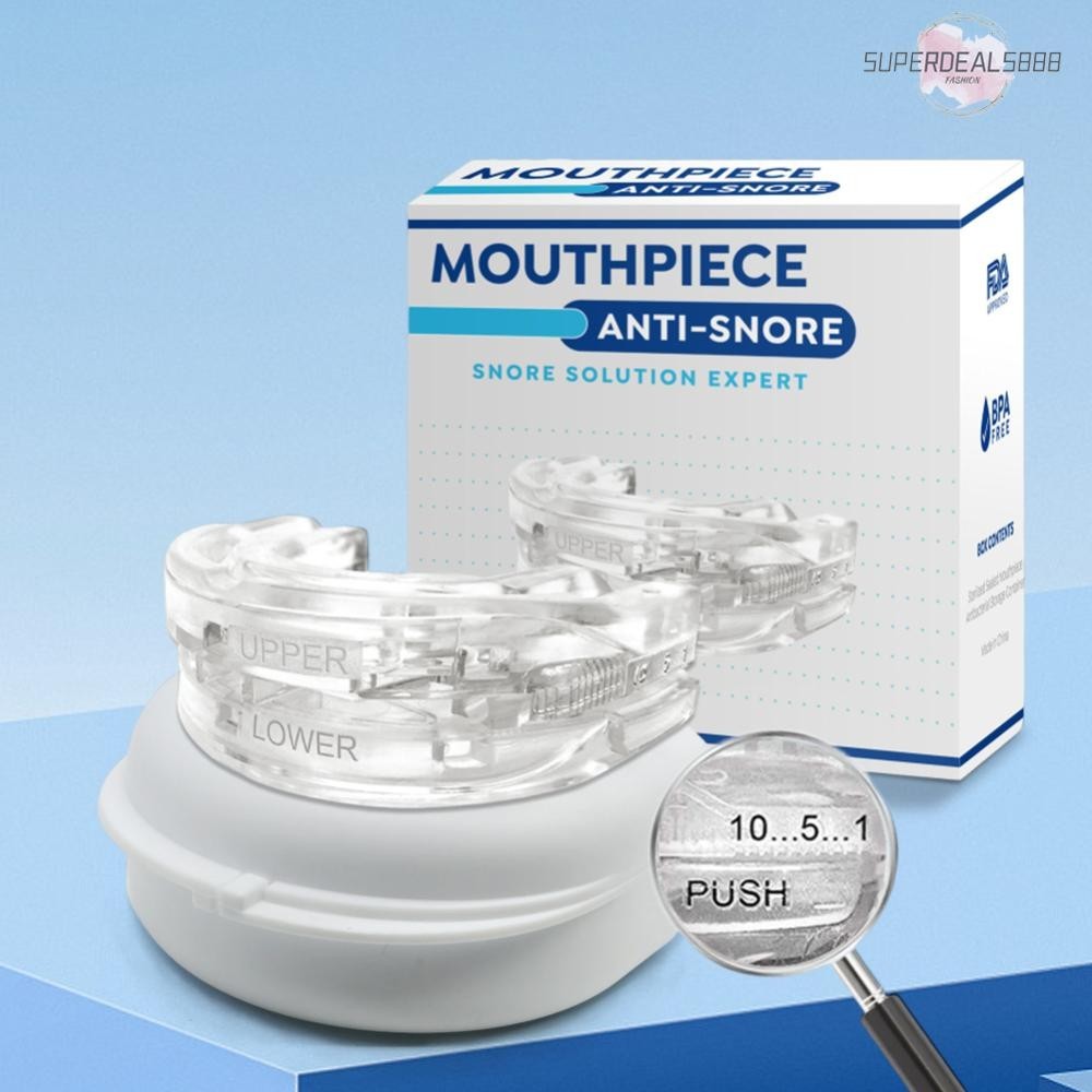 [SuperDeals888.th] ที่อุดปาก ป้องกันการนอนกรน สําหรับผู้ชาย 1 ชิ้น