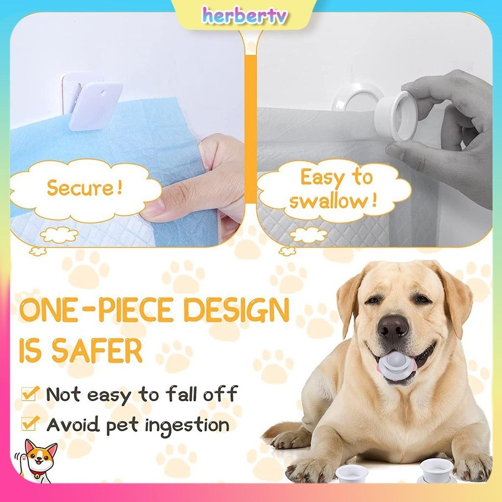 แผ่นรองฉี่สุนัข แบบติดผนัง มีกาวในตัว สําหรับฝึกสุนัข 12 ชิ้น SHOPSBC0378 - รูปที่ 3