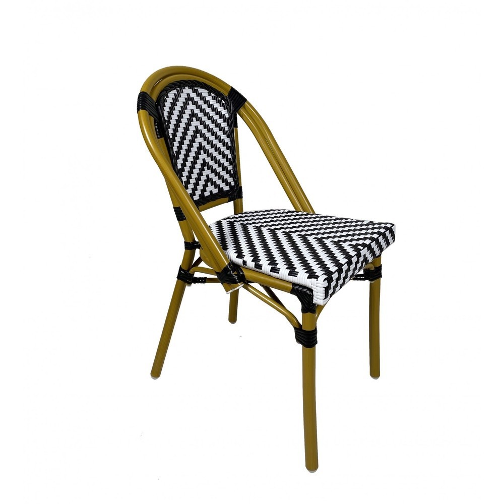 room_shop101 PULITO เก้าอี้หวาย รุ่น SERLON KID ขนาด 46x51x86 ซม. สีดำ