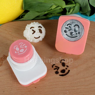 แม่พิมพ์ตัดข้าวปั้น รูปการ์ตูนหน้ายิ้ม สําหรับทําซูชิ สาหร่าย เบนโตะ DIY