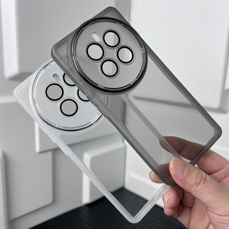เคสโทรศัพท์มือถือ ซิลิโคนใส ผิวด้าน ป้องกันเลนส์กล้อง สําหรับ Realme 12 12+ 12 Pro 12 Pro+ 11 11x 11 Pro 11 Pro Plus 5G