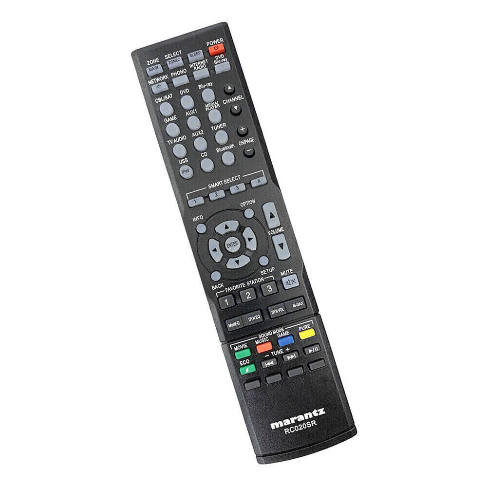 ใหม่เปลี่ยน RC020SR สําหรับ MARANTZ AV Receiver ระยะไกล NR1403 NR1502 NR1504 NR1505