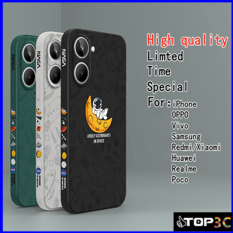 เคส Vivo Y03/Y18/Y100 5G/Y27S/Y36 5G/Y27 5G/Y17S/Y15S/Y01/Y02T/Y02S/Y22/Y/Y21/Y21/Y21T/Y33Y33T/Y33T/Y1X/Y20/Y20/Y12S space Nasa เคสโทรศัพท ์ TKR