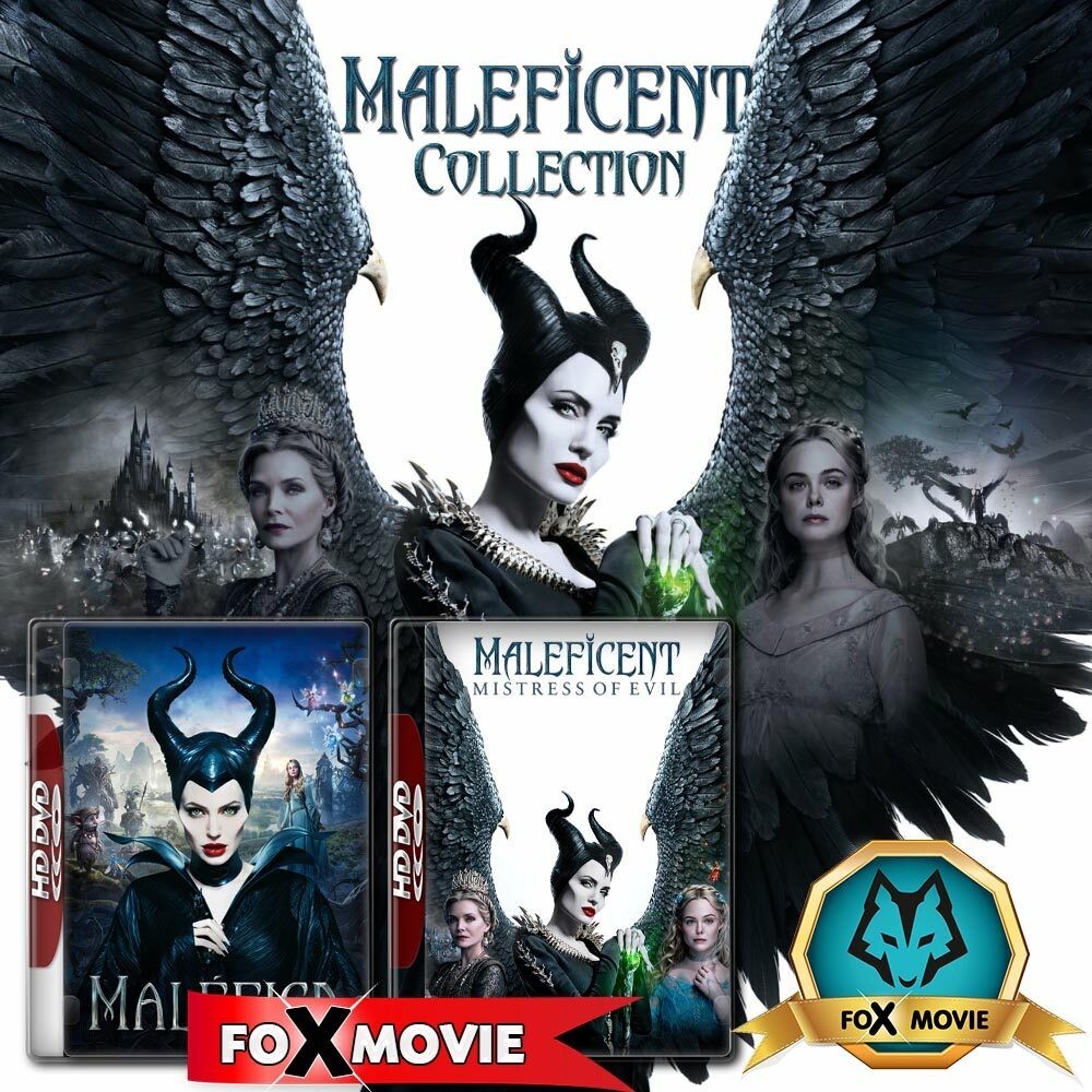 Maleficent มาเลฟิเซนต์  ภาค 1+2 DVD หนัง มาสเตอร์ พากย์ไทย