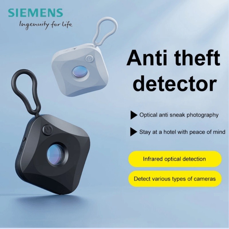 Siemens เครื่องตรวจจับกล้องอินฟราเรด ป้องกันการแอบมอง ขนาดเล็ก แบบมือถือ สําหรับโรงแรม