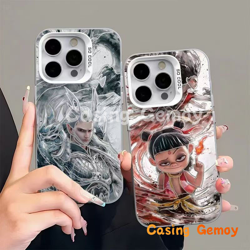 HP Ao Guang, Ne Zha, Premium Matte Hard Box, ใช้งานร่วมกับเคสโทรศัพท์ SAMSUNG, A25 A05 A05S A15 S24 