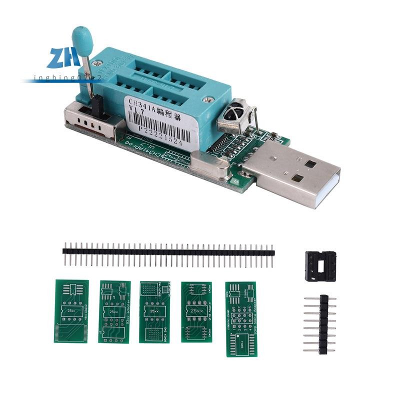 1 ชิ้นโลหะ Ch341A โปรแกรมเมอร์ V1.7 1.8V ระดับ Shift W25Q64Fw W25Q128Fw อะไหล่