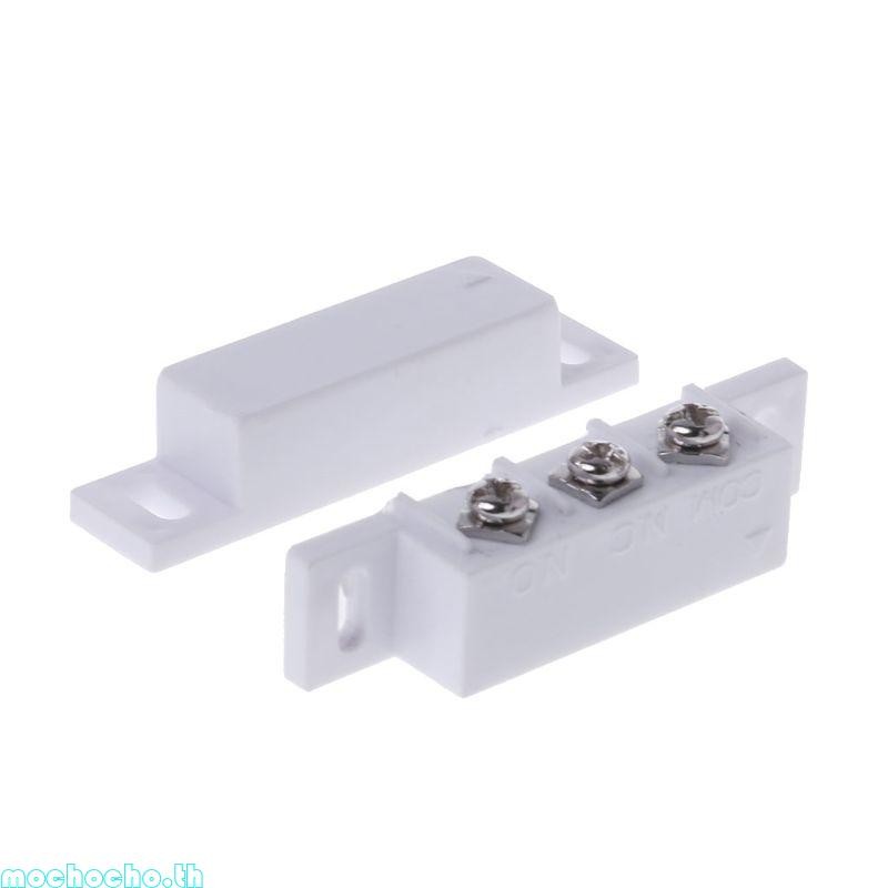 Mochocho Magnetic Reed Switch NC Door Alarm Magnetic Contact Switch Reed Switch