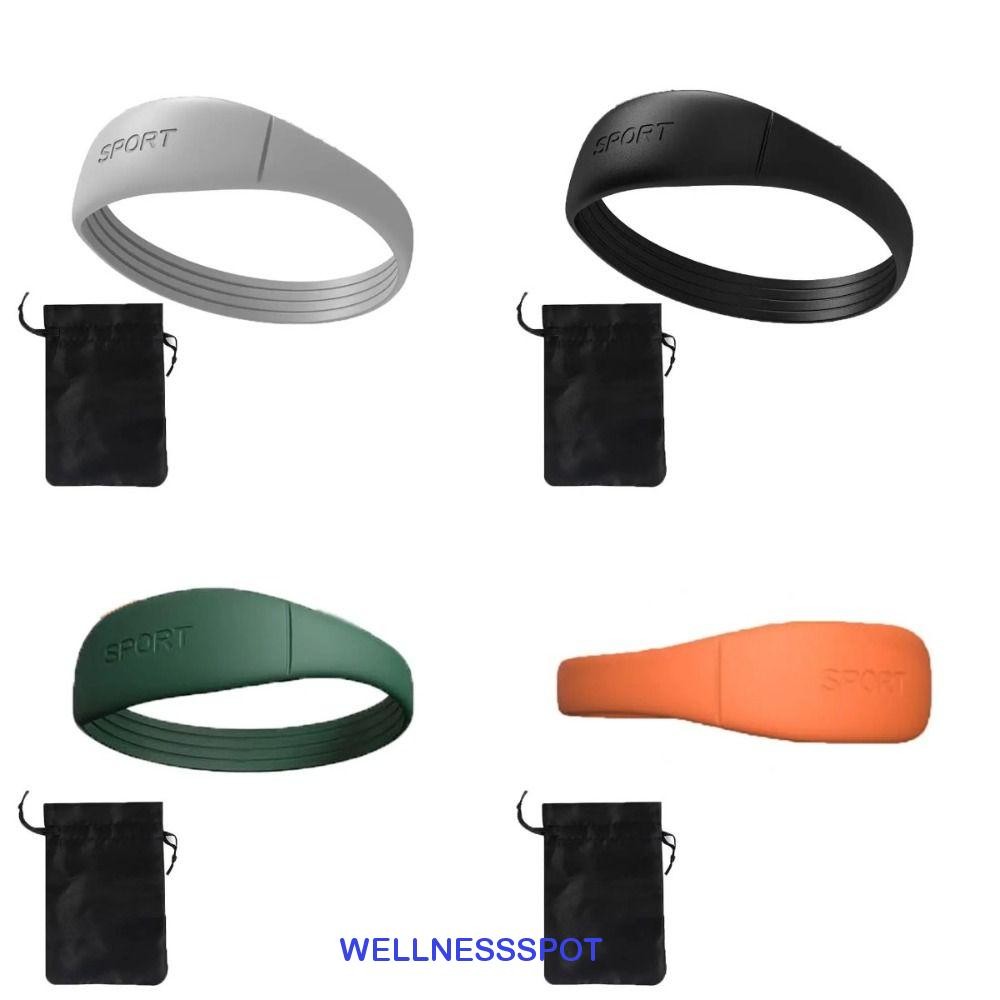Wellnessspot สายรัดเข่า Patella Tendon, ซิลิโคนป้องกันเข่า Patella ป้องกัน Band, สบายเข่าสนับสนุนข้อต่อ Protector กีฬาเข่ารั้งลูกเทนนิส