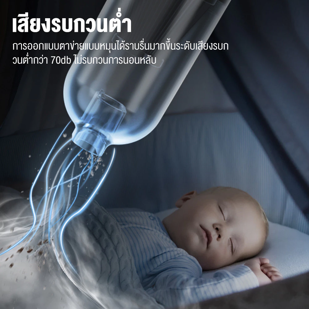 เครื่องดูดฝุ่นในรถยนต์ 120W 4300Pa thumbnail 9
