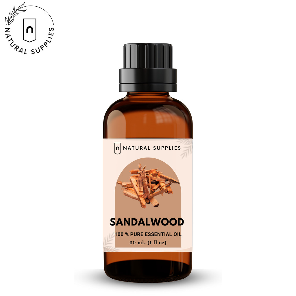 Pure Sandalwood Essential oil น้ำมันหอมระเหย ไม้จันทร์ บริสุทธิ์ ขนาด 10, 30 ml. by Natural Supplies ราคา ถูกที่สุด ดีลบีเคเค แกลเลอรีภาพที่ 3