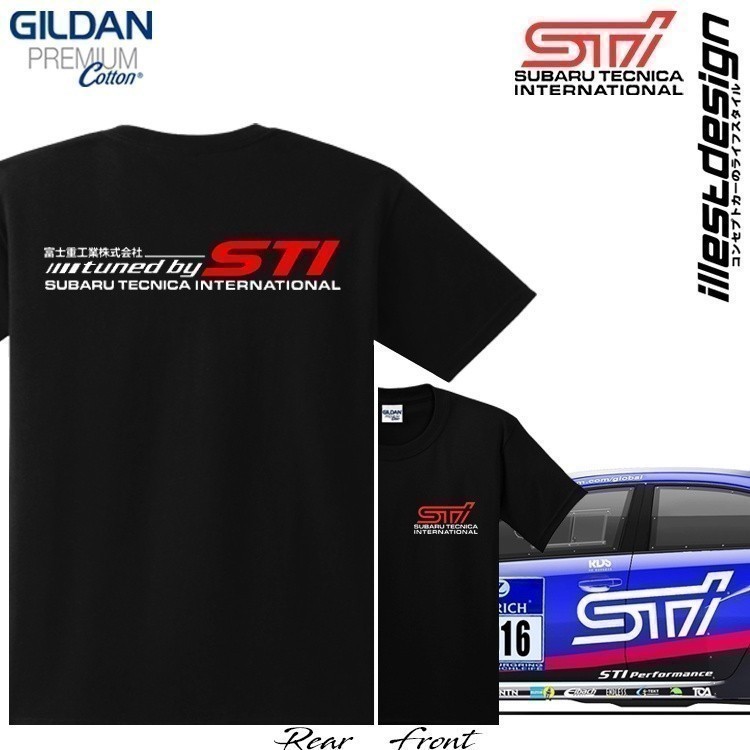 23 2025 fashion Auto Tees : เสื้อยืดดีไซน์ Subaru STI CS124 IMPRESSION WRX STI FORESTER XT LEVORG LE
