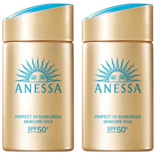 ANESSA Anessa Sunscreen Skin Care Milk Perfect UV, set of 2 【direct from Japan】