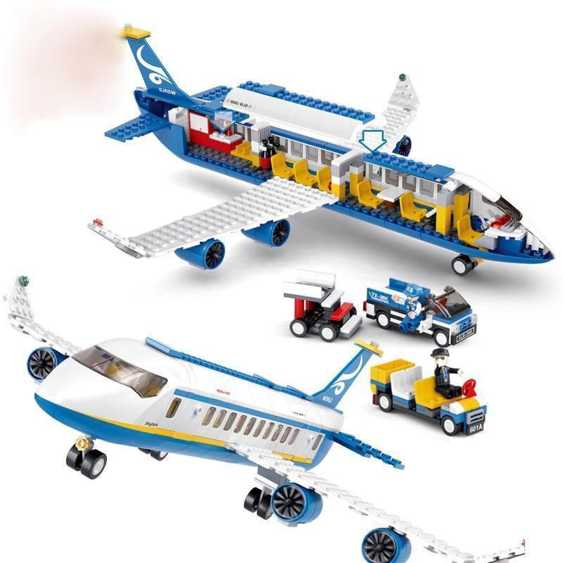 บล็อกตัวต่อ SLUBAN 463/335ชิ้น รูปเครื่องบิน  เสริมการพัฒนาสติปัญญาสำหรับเด็ก 
 - รูปที่ 3