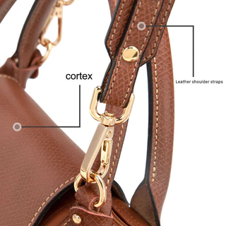 สายหนังสำหรับกระเป๋า Longchamp แบบปรับได้ พร้อมสายคล้องไหล่และเข็มขัด