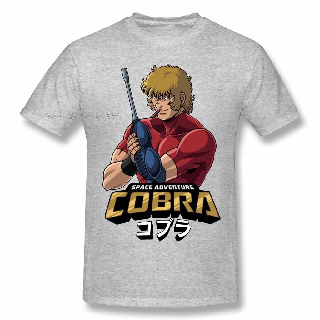 【HOT】Cobra Space Adventure Retro Vintage Manga T Shirt  Cotton Crewneck Custom  Sleeve T-shirt เสื้อยืดผู้ชาย  Unisex
