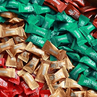 ของขวัญฟรี ลูกอม ลูกอมกาแฟลูกอมนม(50เม็ด/100เม็ด) coffee candy กาแฟแท้อัดเม็ด หวานน้อย ลูกอมกะทิ ลูกอมชานม ลูกอมชาเขียว